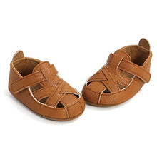 Load image into Gallery viewer, Ohwawadi Baby Sandals Infant Boys Girls Summer Walking shoes Soft Anti-Slip Sole Beach Sandals Newborn Crib Shoes First Walker Shoes
