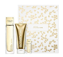 Load image into Gallery viewer, MICHAEL KORS SEXY AMBER 3.4 OZ GIFTSET WITH .24 MINIAND 3.4 OZ BODY CREAM

