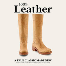 Load image into Gallery viewer, Frye Campus 14L Iconic Tall Boots for Women Crafted from Signature Montana Leather with Goodyear Welt Construction and Stacked Leather Heel – 13” Shaft Height, Black (Greasy Leather) - 7.5 M
