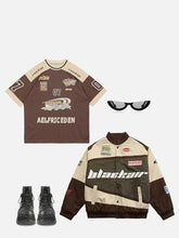 Load image into Gallery viewer, Aelfric Eden Mens Vintage Jersey Oversize Shirts Summer Unisex Printed Casual Top
