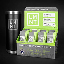 Load image into Gallery viewer, LMNT Zero Sugar Electrolytes - Citrus Salt | Drink Mix | 30 Count
