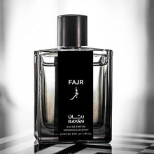 Load image into Gallery viewer, RAYAN Men Arabian Perfume - Fajr Eau De Parfum - Fresh Scent Long Lasting Perfume with Osmanthus, Grapefruit, Rosemary, &amp; Saffron with an Amber Warmth on a Bed of Musk - 100 ml
