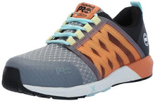 Load image into Gallery viewer, Timberland PRO Women's Radius Composite Safety Toe Industrial Athletic Work Shoe, Grey/Black/Orange-2024 New, 7.5
