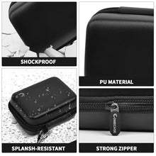 Load image into Gallery viewer, Carrying &amp; Protective Case for Digital Camera, AbergBest 21 Mega Pixels 2.7" LCD Rechargeable HD/Kodak Pixpro/Canon PowerShot ELPH 180/190 / Sony DSCW800 / DSCW830 Cameras for Travel - Black
