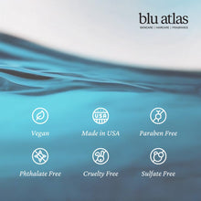 Load image into Gallery viewer, Blu Atlas - Atlantis Eau de Parfum for Men 100 ml, Fresh and Sensual Fragrance Inspired by Bali’s Coastal Jungle, with Bergamot, Lavender, and Musk
