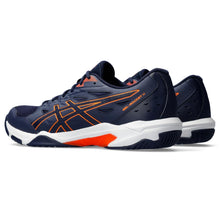 Load image into Gallery viewer, ASICS Men's Gel-Rocket 11 Volleyball Shoes, 10, Peacoat/Shocking Orange
