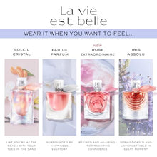 Load image into Gallery viewer, Lancôme La Vie Est Belle Eau de Parfum - Long Lasting Fragrance with Notes of Iris, Earthy Patchouli, Warm Vanilla &amp; Spun Sugar - Floral &amp; Sweet Women's Perfume, 5 Fl Oz
