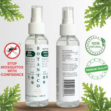 Load image into Gallery viewer, Pack of 2 Botanico Natural Insect &amp; Mosquito DEET-Free Repellent Sprays with Citronella Vanilla Essential Oils, Natural Formula, Baby, Kid, and Pet Safe Travel Size by Eve Paul - 2x100ml=200ml, 6.8oz
