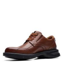 Load image into Gallery viewer, Clarks Men's Gessler Lace Oxford, Dark Tan Leather, 9.5
