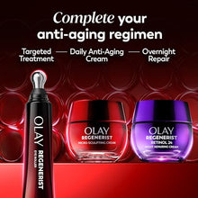Load image into Gallery viewer, Olay Regenerist Under Eye Cream Roller, Eye Wrinkle Cream, Crows Feet &amp; Bags Treatment, Anti-Wrinkle, Anti-Aging Serum, Fragrance-Free, Hexa-Repair Peptide &amp; Bakuchiol, 0.7oz
