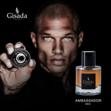Load image into Gallery viewer, Gisada - Ambassador Men - Eau de Perfume - 100ML - 3.4 Fl Oz - Spicy, fresh and very lively fragrance for Men
