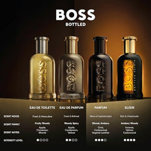 Load image into Gallery viewer, Hugo Boss Men's Boss Bottled Elixir Parfum - Notes of Vetiver, Patchouli and Cedarwood
