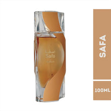 Load image into Gallery viewer, Nusuk Safa Unisex Eau De Parfum Juicy Lemon &amp; Strawberry Top Notes Creamy Coconut &amp; Nectar Floral Heart Warm Vanilla, Musk &amp; Ambrox Base Sweet, Playful, Long-Lasting Fragrance 100ml
