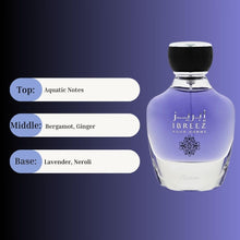 Load image into Gallery viewer, RASASI Ibreez Eau De Parfum Men Spray 100ML (3.38 OZ) Arabian Perfume for Men Citrusy And Aquatic Fragrance, Long Lasting Perfume For Men, Captivating And Luxurious Masculine Scent
