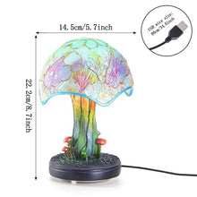 Load image into Gallery viewer, Joogour Painting Mushroon Lamp, Boho Mushroom Night Light，Retro Mushroom Table Lamp for Bedrooms Living Room Home Mushroom Decor Night Lamp
