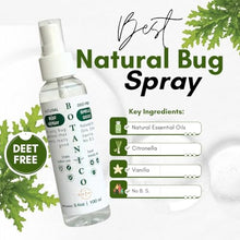 Load image into Gallery viewer, Pack of 2 Botanico Natural Insect &amp; Mosquito DEET-Free Repellent Sprays with Citronella Vanilla Essential Oils, Natural Formula, Baby, Kid, and Pet Safe Travel Size by Eve Paul - 2x100ml=200ml, 6.8oz

