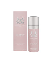 Load image into Gallery viewer, Parfums de Marly - Delina Hair Mist - 2.5 Fl Oz - Ancillaries for Women - Top notes Rhubarb, Lychee, Bergamot Essence - Heart notes Turkish Rose, Peony, Vanilla - Base notes Cashmeran, Musk - 75ml
