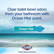 Load image into Gallery viewer, Clorox Toilet Bowl Cleaner, Clinging Bleach Gel, Ocean Mist - 24 Ounces, Pack of 2
