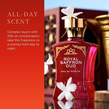 Load image into Gallery viewer, H HABIBI Royal Ambery Saffron Perfume Oud Arabian for Men &amp; Women - Warm, Woody, Aromatic Fragrance for Men &amp; Women - With Notes of Jasmine, Patchouli, Sandalwood &amp; Amber Perfume - Eau de Parfum
