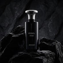 Load image into Gallery viewer, ASSAF Rebel Perfume 150 ml | Bold &amp; Fearless Apple &amp; Mandarin Fragrance | Cardamom &amp; Caramel | Unconventional Signature Scent
