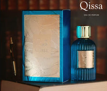 Load image into Gallery viewer, Paris Corner Qissa Blue EDP 3.4 Fl Oz Unisex Long Lasting Scent Fragrance Perfumes
