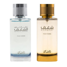 Load image into Gallery viewer, RASASI Shaghaf Men &amp; Shaghaf Women EDP 100Ml, (VALUE)
