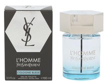Load image into Gallery viewer, YVES SAINT LAURENT L'homme Cologne Bleue For Men Eau De Toilette Spray, Multicolor, aromatic aquatic, 3.3 Fl Oz
