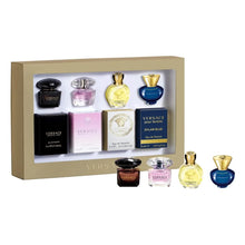 Load image into Gallery viewer, Versace Gifts &amp; Sets Womens Mini Set (Crystal Noir/Bright Crystal/Eros Pour Femme EDT, Pour Femme Dylan Blue EDP)
