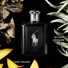 Load image into Gallery viewer, Ralph Lauren FRAGRANCES Polo Black - Eau de Toilette - Men's Cologne - Woody &amp; Fresh - With Patchouli, Sandalwood, and Mandarin - Medium Intensity - 4.2 Fl Oz
