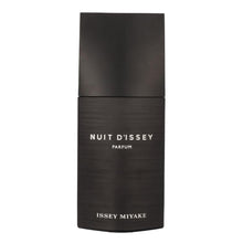 Load image into Gallery viewer, Issey Miyake Nuit d'Issey Parfum Spray - Fragrance for Men - Leathery, Woody, Intense - With Notes of Grapefruit, Vanilla, Tonka Bean &amp; Leather Accord - 4.2 oz
