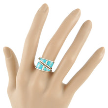 Load image into Gallery viewer, Turquoise Ring Sterling Silver (PICK COLOR) (Turquoise, 7)
