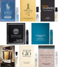 Load image into Gallery viewer, Men's Designer Fragrance Sampler (8 count)
