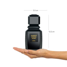 Load image into Gallery viewer, Ajmal Amber Wood Noir Eau De Parfum 3.4 Oz / 100 ML For Men &amp; Women - Long Lasting Citrus, Aromatic Fragrance - Made in Dubai
