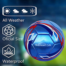 Load image into Gallery viewer, Senston Soccer Ball Size 5 for Kids and Adult Training Ball Official Match Football Balls with Pump
