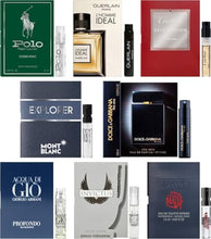 Load image into Gallery viewer, Men's Designer Fragrance Sampler (8 count)

