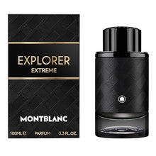 Load image into Gallery viewer, MONTBLANC - Explorer Extreme Eau de Parfum - Men's Fragrance - Woody &amp; Leathery - With notes of Bergamot, Patchouli &amp; Vetiver - 3.3 Fl Oz
