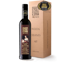 Load image into Gallery viewer, Pruneti Frantoio - Robust Organic 2023-24 Early Harvest Italian Olive Oil Extra Virgin from Tuscany, Italy - Polyphenol Rich 500+ mg/kg, Gold Winner, First Cold Pressed - 16.9 fl oz
