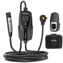 Load image into Gallery viewer, Level 2 EV Charger for Tesla, 40A/9.6kW Ultra-Fast Home Portable EV Charging Station with NEMA 14-50 Plug, 25FT Cable, Adjustable Current &amp;Delay Start Timer, Compatible with Model Y/3/S/X (NACS Port)

