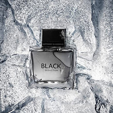 Load image into Gallery viewer, Antonio Banderas Perfumes - Black Seduction - Eau de Toilette Spray for Men - Long Lasting - Elegant, Masculine and Sexy Fragance - Amber Woody Scent- Ideal for Special Events - 3.4 Fl Oz
