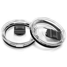 Load image into Gallery viewer, 30 oz Tumbler Lid, Replacement Lids Compatible for YETI 30 oz Tumbler, 14 oz Mug and 35 oz Straw Mug, 2 Pack Travel Spill Proof Cup Lids Covers with Magnetic Slider Switch, BPA Free
