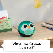 Load image into Gallery viewer, Amazon Kids Entertainment Device Bundle Including Fire HD 8 Kids Pro Tablet (32GB, Hello Teal) + Echo Dot Kids (Owl)
