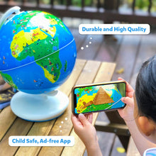 Load image into Gallery viewer, PlayShifu Globe for Kids– Orboot Earth: Interactive Kids Globe with 1000+ Facts on Animals, Places &amp; Monuments | Tech-Powered Learning Toy &amp; STEM Gift for Kids Ages 4–10

