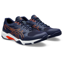 Load image into Gallery viewer, ASICS Men's Gel-Rocket 11 Volleyball Shoes, 10, Peacoat/Shocking Orange
