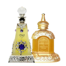 Load image into Gallery viewer, RASASI Xtra Value Collection I Arba Wardat and Amber Ood I Gift Collection I Natural, Alcohal Free, Vegan, Attar/Ittar I Perfumes (Xtra Value Collection #1)
