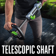 Load image into Gallery viewer, EGO POWER+ String Trimmer, Battery Powered, 16" Trimmer for Weeds and Grass with POWERLOAD, LINE IQ, Telescopic Carbon Fiber Shaft, Includes 56V 4.0Ah Battery and Charger - ST1623T
