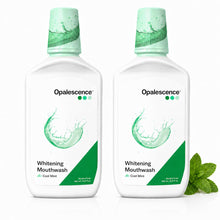Load image into Gallery viewer, Opalescence Whitening Mouthwash – Teeth Whitening and Fresh Breath Mouthwash for Adults – Hydrogen Peroxide Formula, Alcohol-Free, Cool Mint Flavor (2 Bottles) 15.5 Fl Oz – Made by Ultradent 5447-2T
