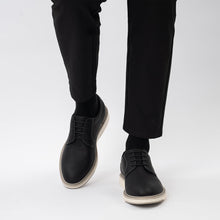 Load image into Gallery viewer, CGRRBW Mens Dress Shoes Casual Oxford Shoes Dress Sneakers Fashion Comfortable Work Business Office Shoes NJXM03-BLACK-9.5
