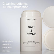 Load image into Gallery viewer, Salt &amp; Stone Signature Scent Duo Set | 48 Hour Aluminum-Free Deodorant &amp; Hydrating Body Mist | Skincare-Infused Deodorant &amp; Body Spray | Neroli &amp; Basil
