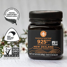 Load image into Gallery viewer, MANUKA DOCTOR - MGO 925+ Manuka Honey Monofloral, 100% Pure New Zealand Honey. Certified. Guaranteed. RAW. Non-GMO (8.75 oz)
