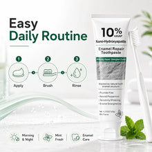 Load image into Gallery viewer, 10% Hydroxyapatite Toothpaste, Nano Hydroxyapatite Toothpaste, Fluoride Free Toothpaste for Sensitive Teeth, Helps Rebuild Enamel, Remineralizing Toothpaste for Daily Use, 4 Pack

